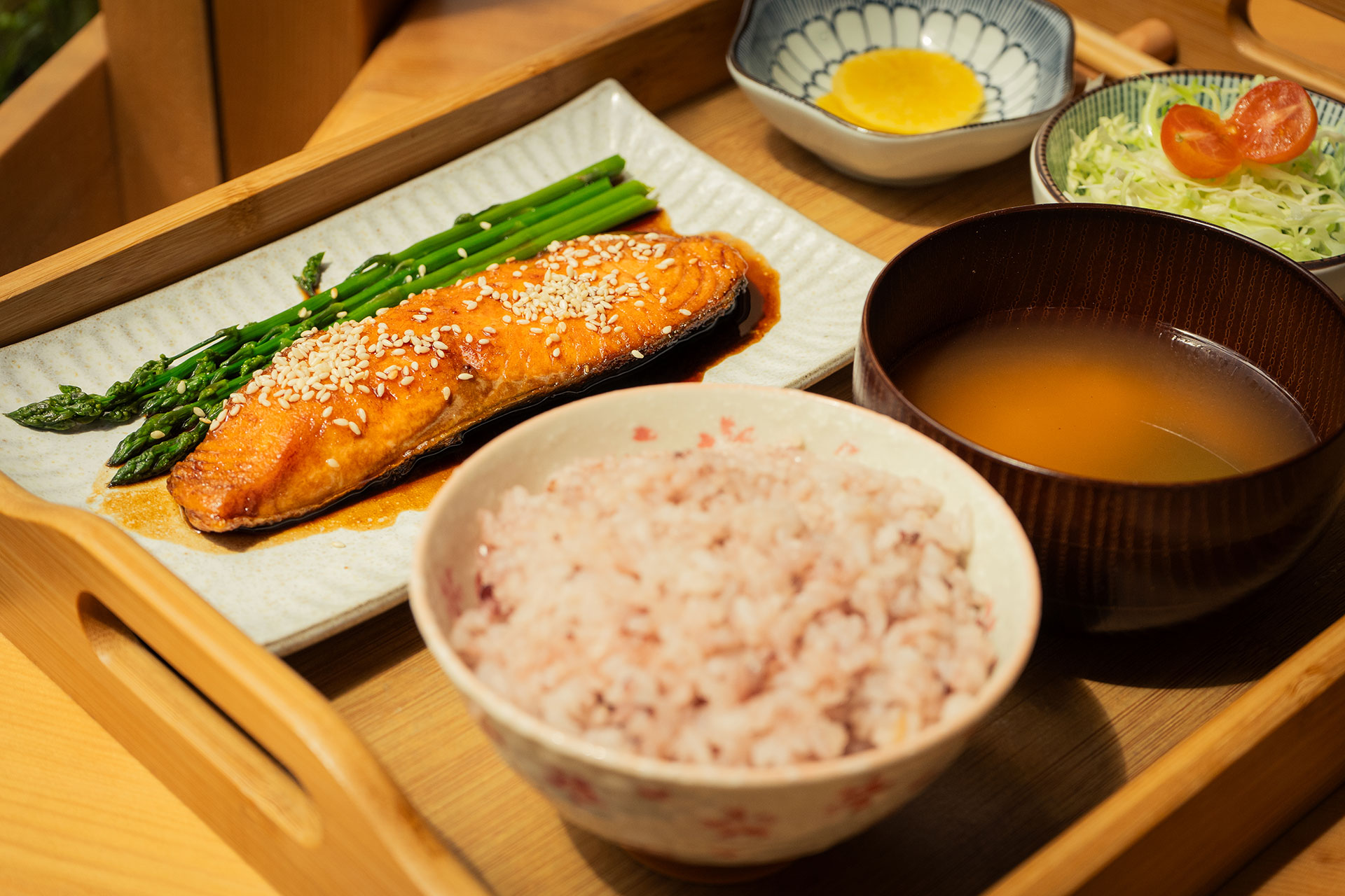 Teriyaki Salmon Set